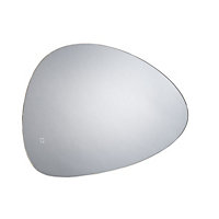 Sensio Mistral Curved Wall-mounted Bathroom Illuminated Colour-changing mirror (H)80cm (W)55cm