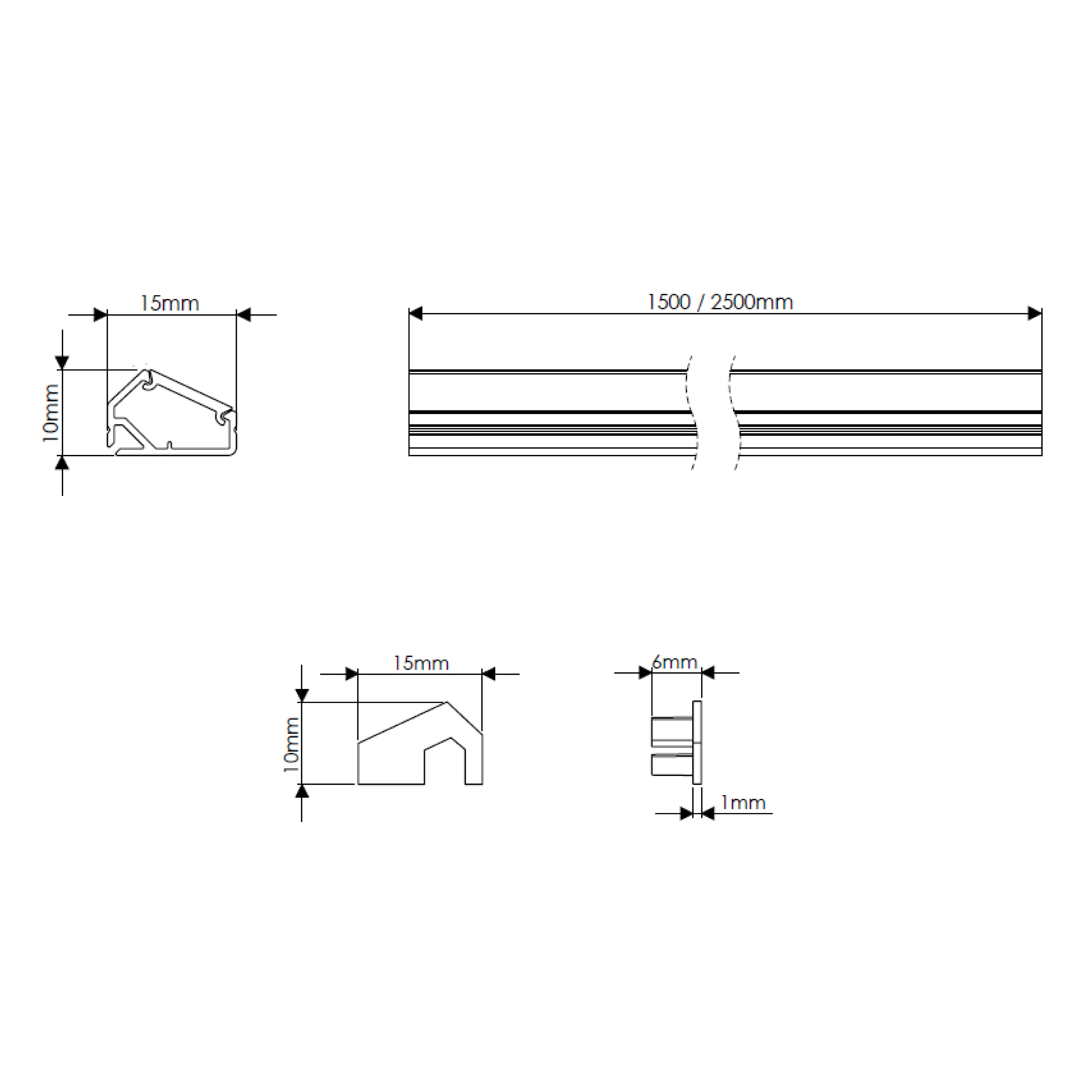 SENSIO UNDER CABINET LIGHT FOR 30CM