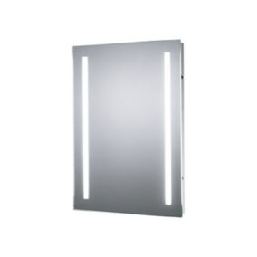 Sensio Uno Rectangular Wall-mounted Bathroom Illuminated Bathroom mirror (H)70cm (W)50cm