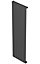 Seren Égalrad Gun metal Vertical Designer Radiator, (W)578mm x (H)1800mm