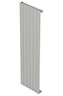 Seren Égalrad Matt silver Vertical Designer Radiator, (W)578mm x (H)1800mm