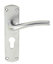 Serozzetta Chrome effect Euro Lock Door handle (L)109mm, Pack