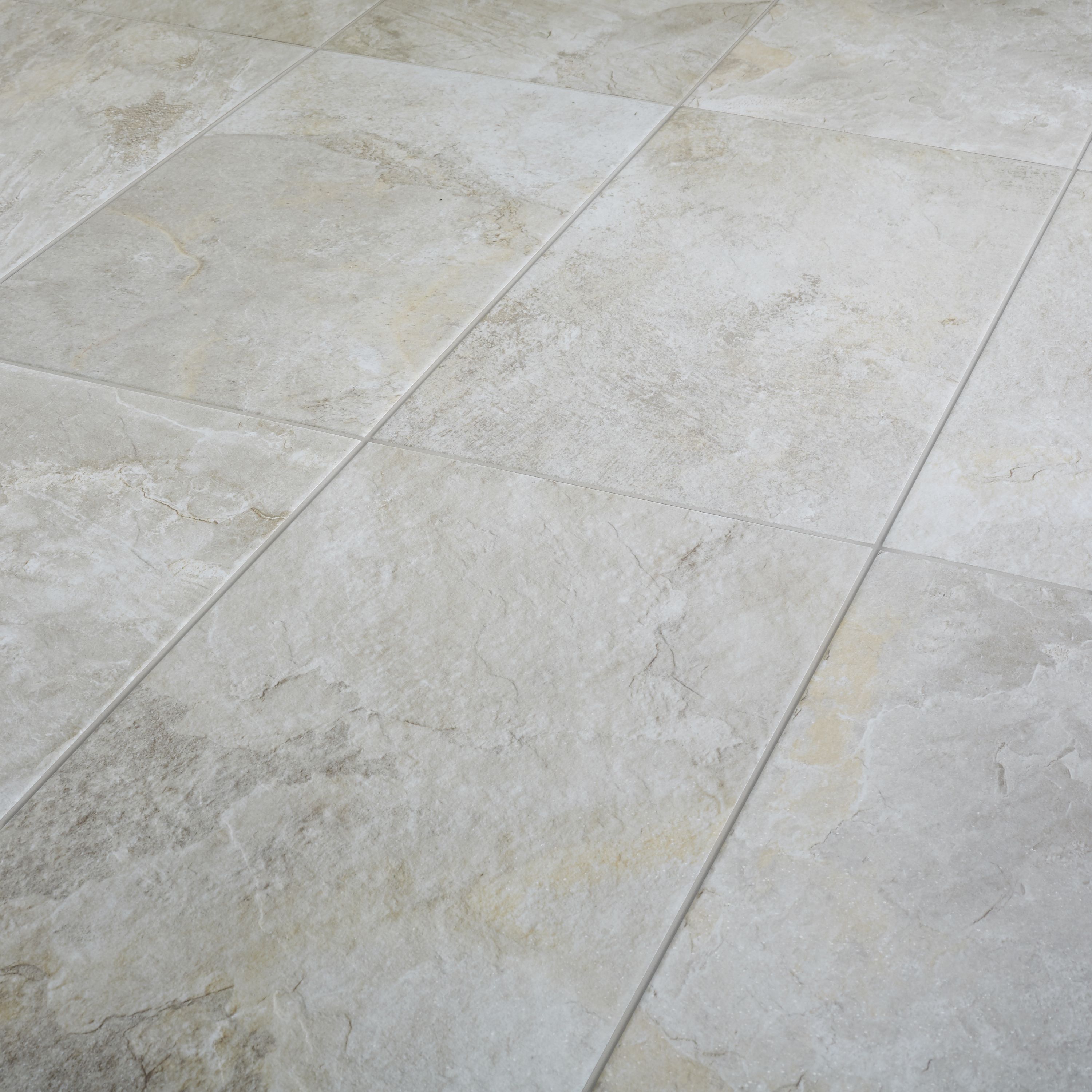 Shaded slate Beige Matt Porcelain Indoor Wall & floor Tile Sample