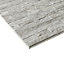 Shaded slate Grey Matt Split Face Porcelain Indoor Wall Tile, Pack of 6, (L)300mm (W)600mm