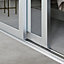 Shaker With 3 mirror doors White 3 door Sliding Wardrobe Door kit (H)2260mm (W)2136mm
