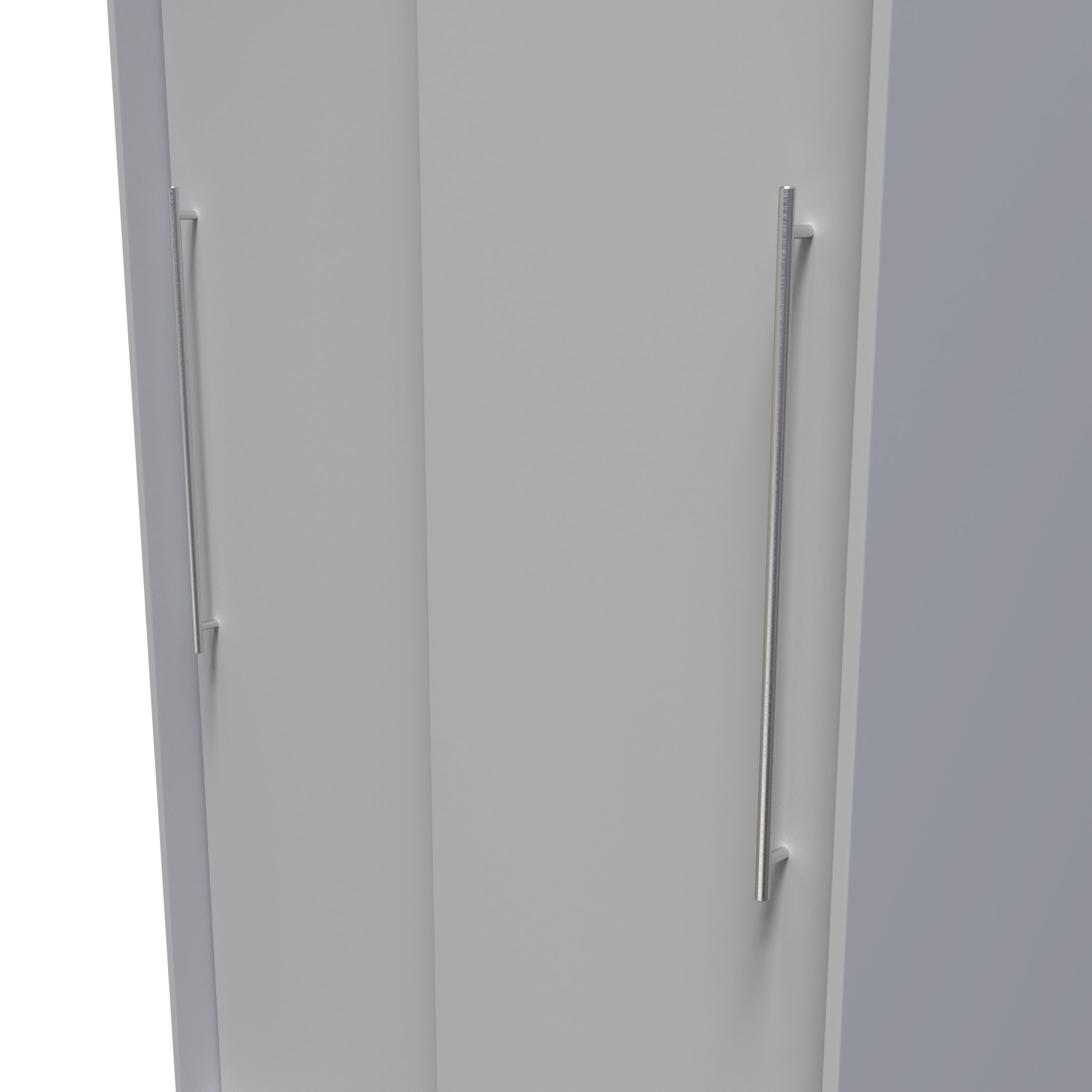 Sherwood Contemporary Grey matt Double Sliding door wardrobe (H)1975mm (W)1005mm (D)600mm