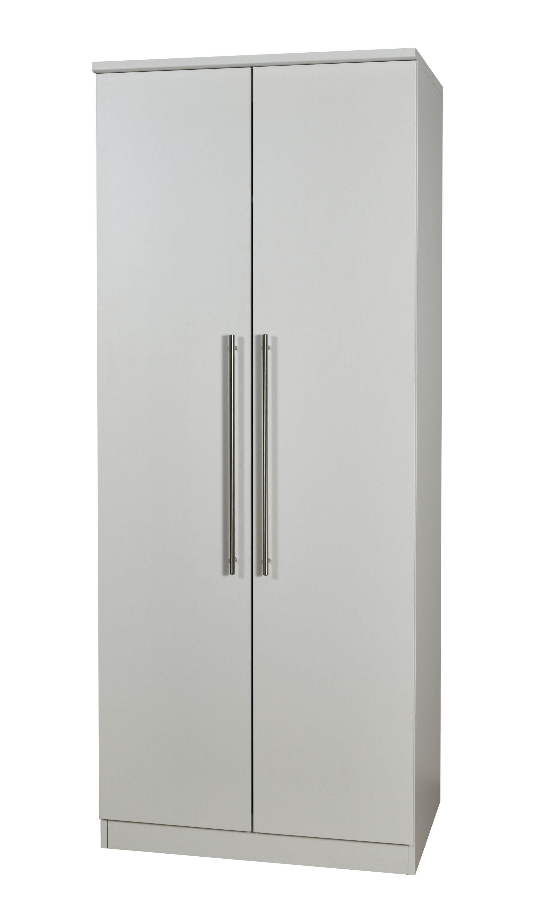 Sherwood Contemporary Grey matt Double Wardrobe (H)1825mm (W)740mm (D)535mm