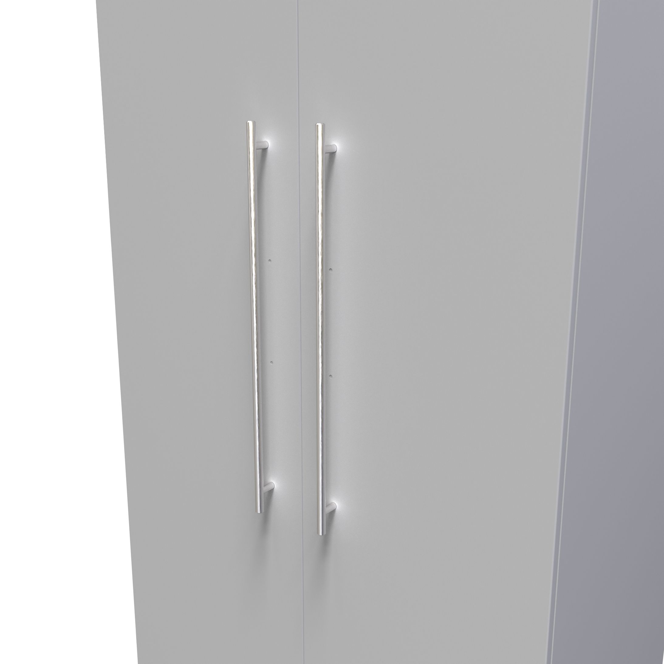 Sherwood Contemporary Grey matt Double Wardrobe (H)1825mm (W)740mm (D)535mm