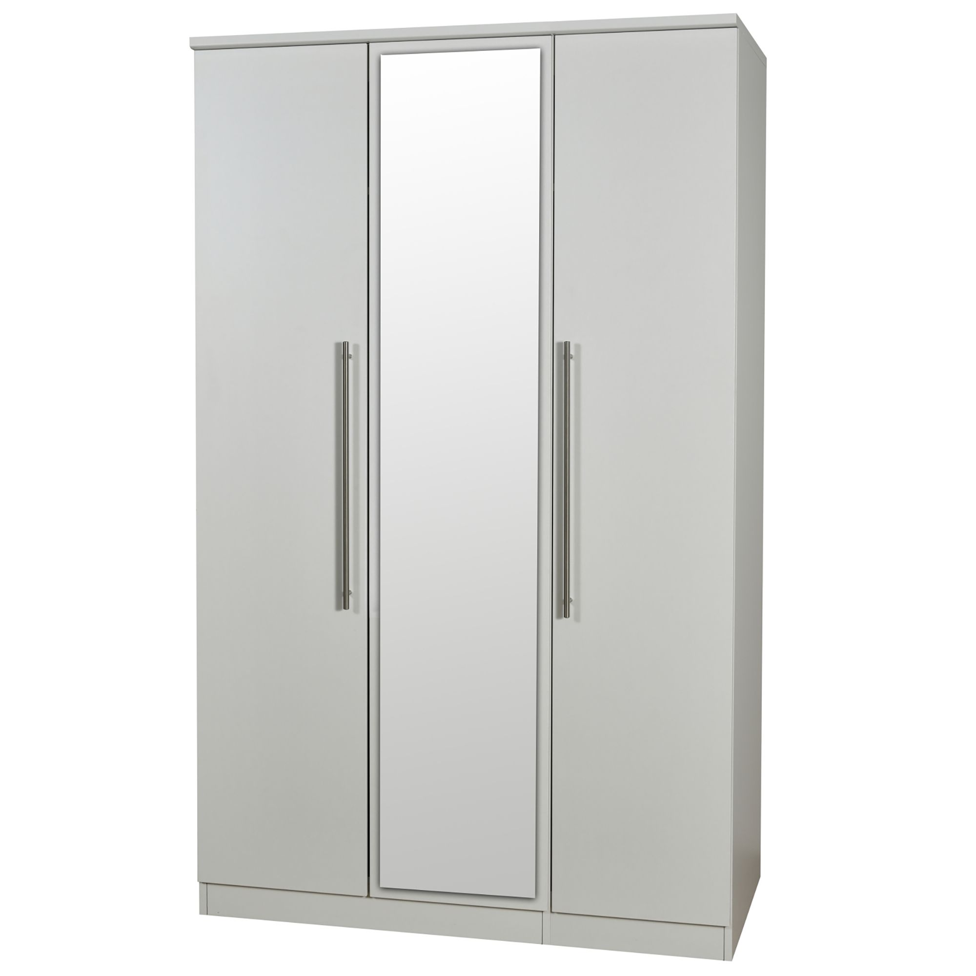 Sherwood Contemporary Grey matt Triple Wardrobe (H)1825mm (W)1110mm (D)530mm