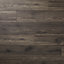 Shildon Black Gloss Dark oak effect Laminate Flooring Sample