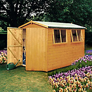 Shire Atlas 10x10 Apex Shiplap Wooden Shed - Assembly service included