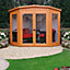 Shire Barclay 7x7 ft with Double door & 2 windows Pent Wooden Summer house