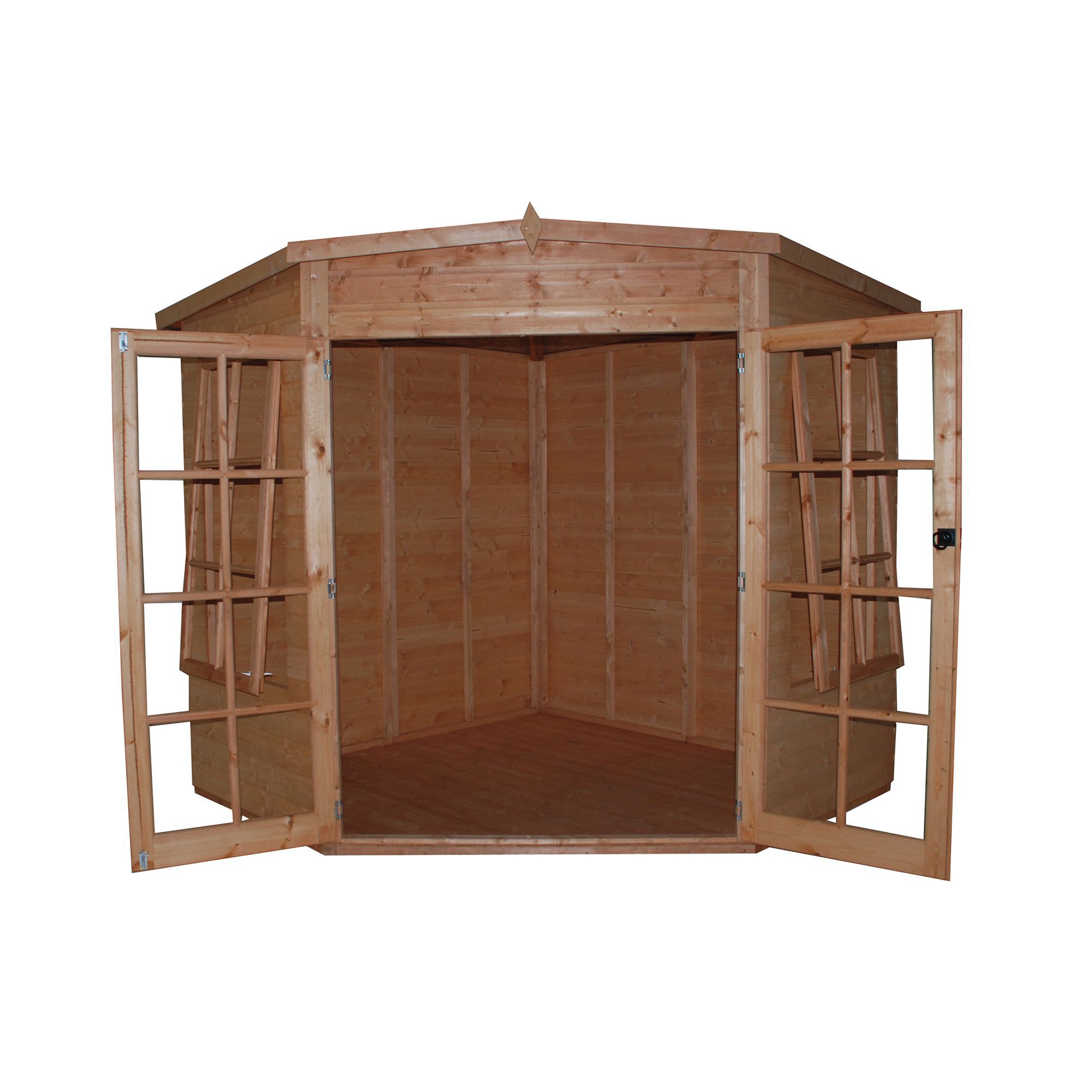 Shire Hampton 10x10 ft Pent Wooden Summer house - Assembly service included