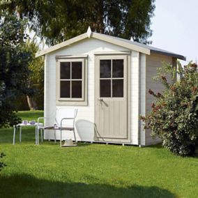 Shire Hartley 8x6 ft Apex Tongue & groove Wooden Cabin