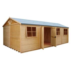 Shire Mammoth 20x10 ft Apex Wooden Workshop