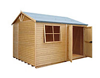 Shire Mammoth 7x10 ft Apex Wooden Workshop - Assembly service included