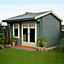 Shire Marlborough 10x12 ft & 1 window Apex Wooden Cabin - Assembly service included