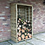 Shire Pressure treated Wooden Tall Log store