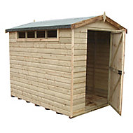 Shire Security Cabin 10x8 Apex Shiplap Wooden Shed