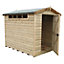 Shire Security Cabin 10x8 ft Apex Wooden Shed with floor & 4 windows