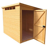 Shire Security Cabin 10x8 Pent Shiplap Wooden Shed - Assembly service included