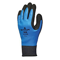 Showa Nylon, nitrile & latex Water resistant Gloves, X Large