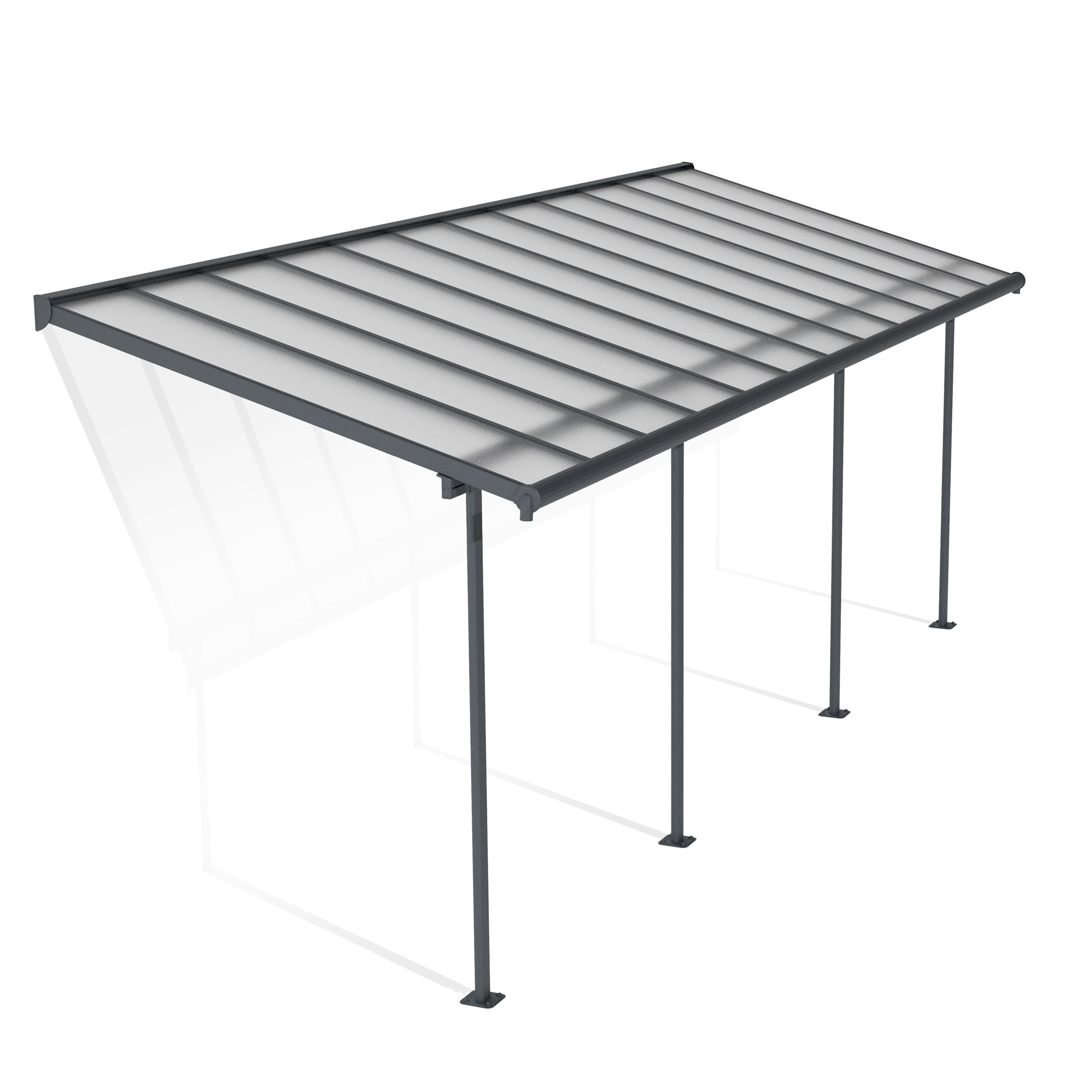 Sierra Grey Patio cover (H)3000mm (W)2280mm
