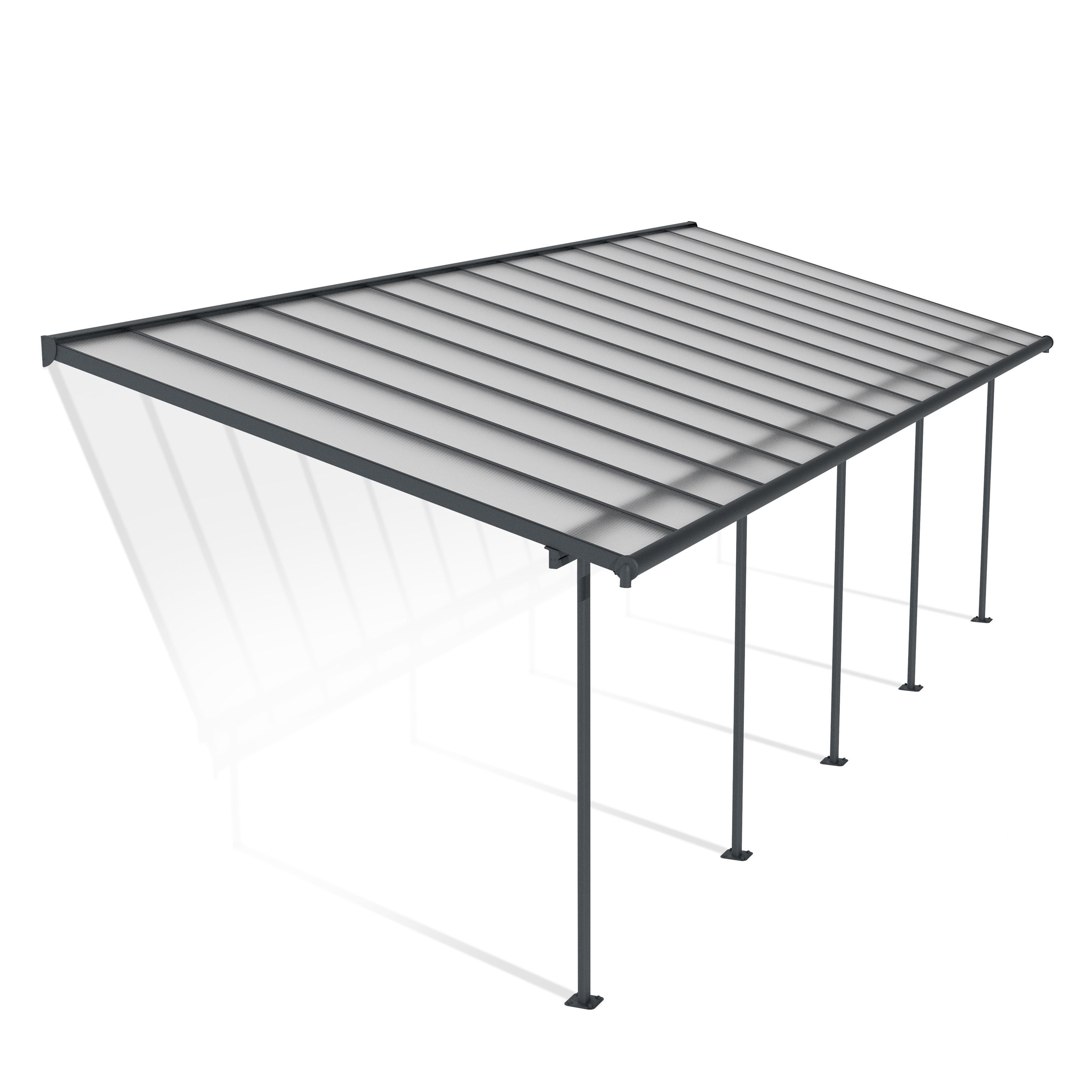 Sierra Grey Patio cover (H)3050mm (W)2950mm