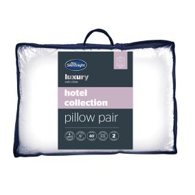 Silentnight Luxury hotel Medium Hypoallergenic Pillow, Pair of 2