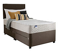 Silentnight Miracoil micro quilted Single Divan set