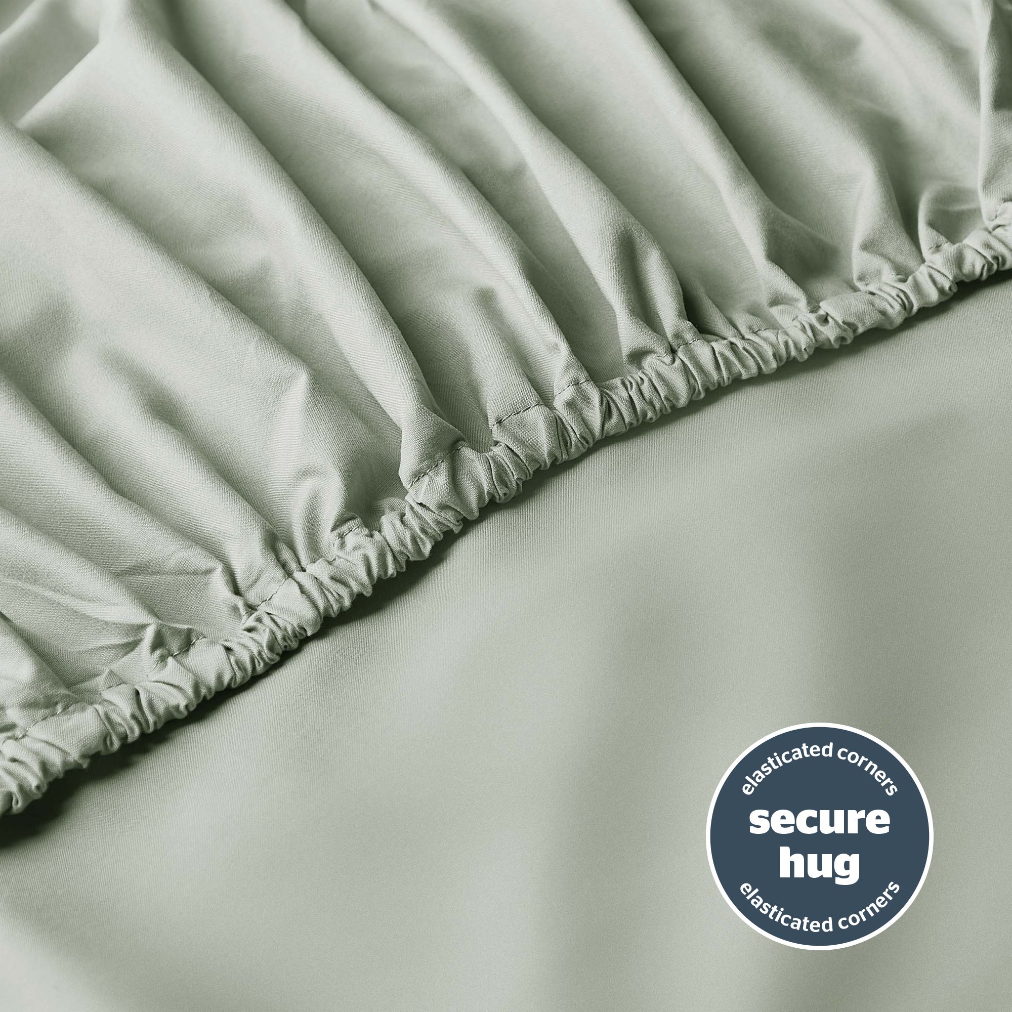 Silentnight Plain Sage Single Fitted sheet