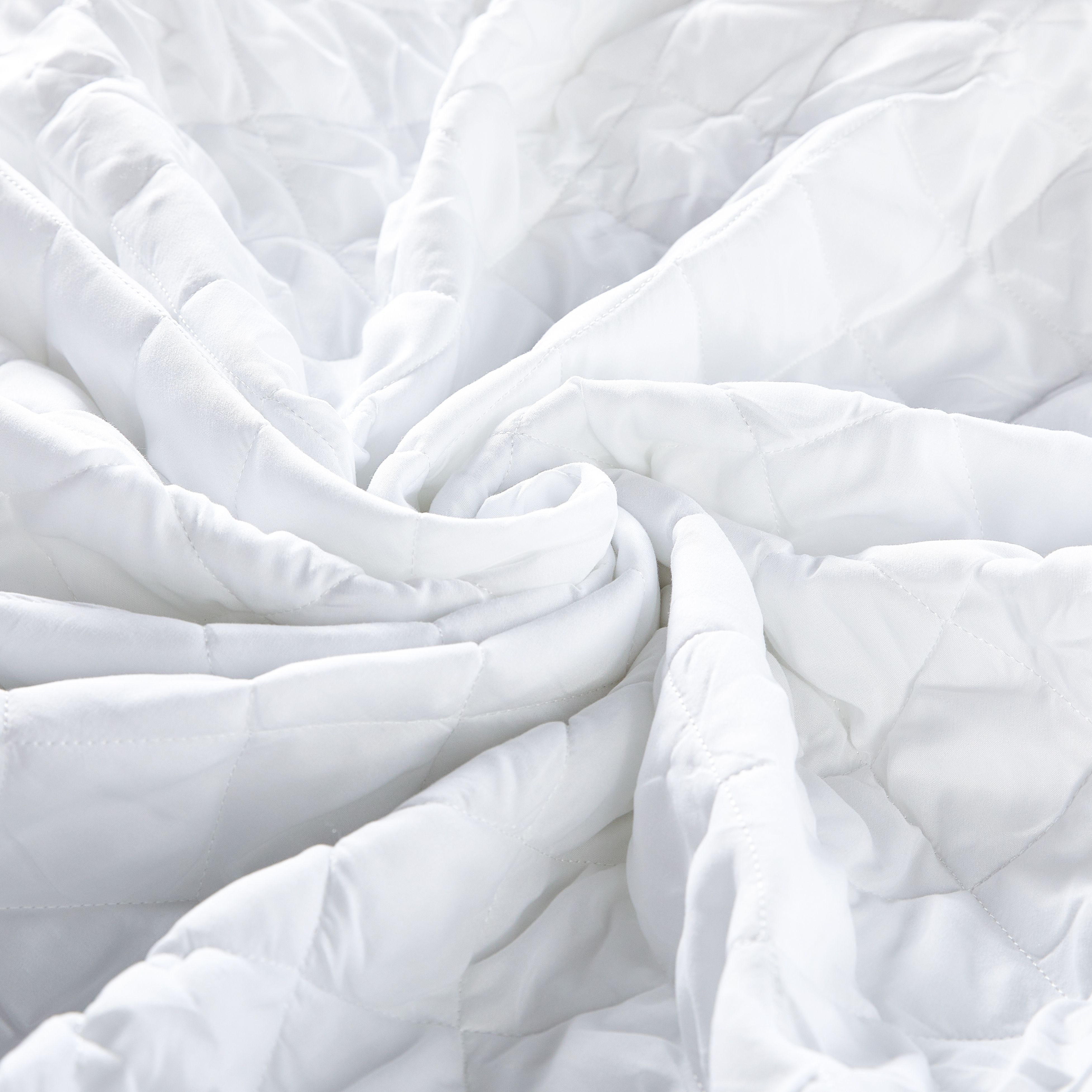 Silentnight Super soft White Polyester 75 x 46 Pillow protector Pair