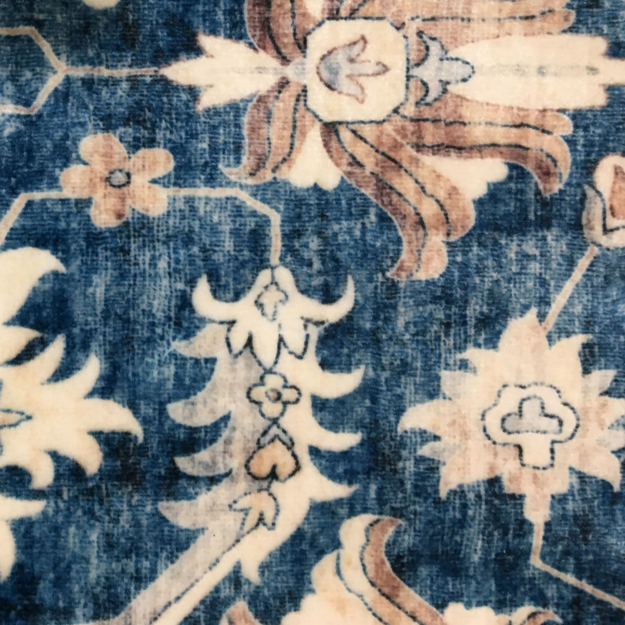 Silk Road Blue Jurdar Medium Rug, (L)160cm x (W)120cm