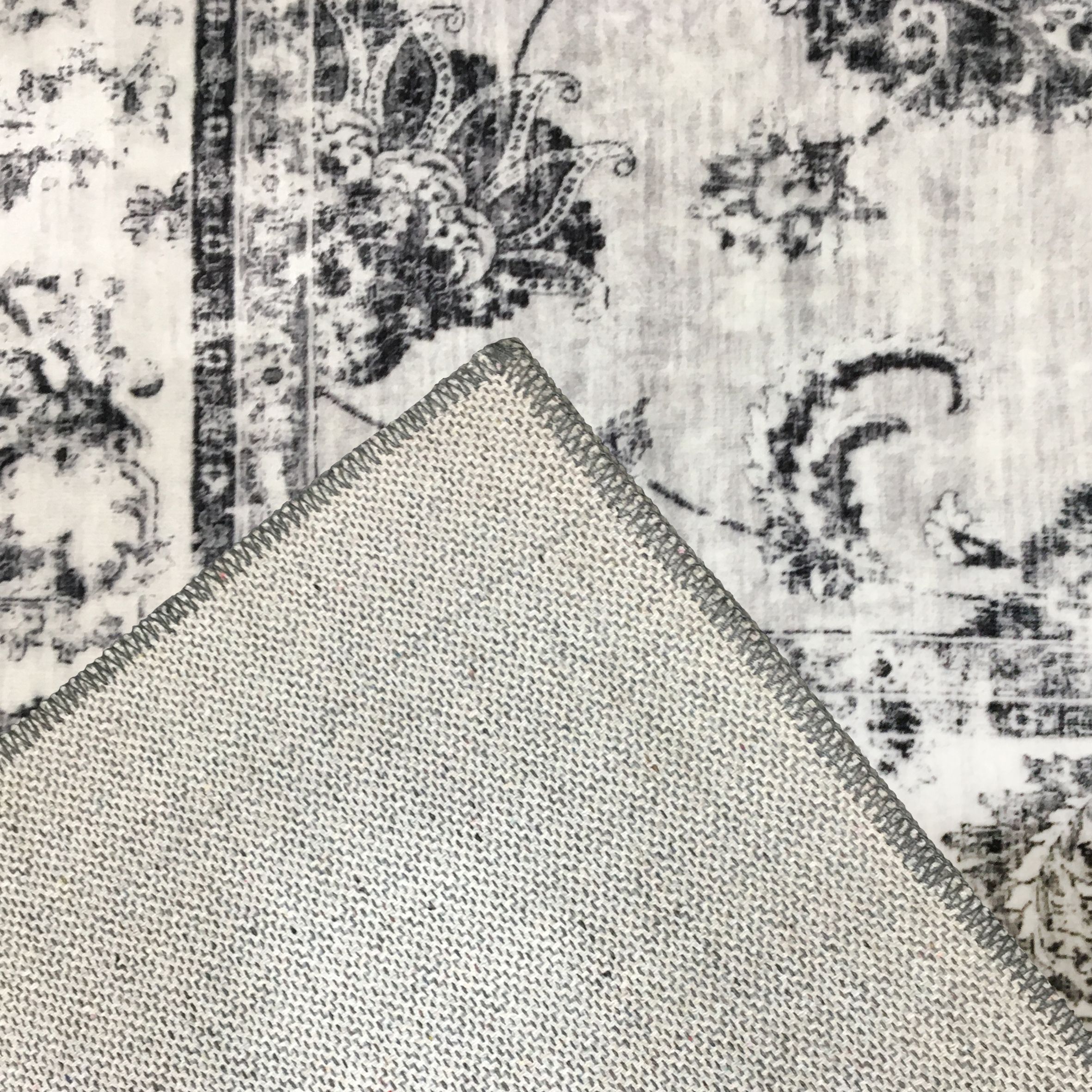 Silk Road Grey Sulus Medium Runner, (L)180cm x (W)60cm