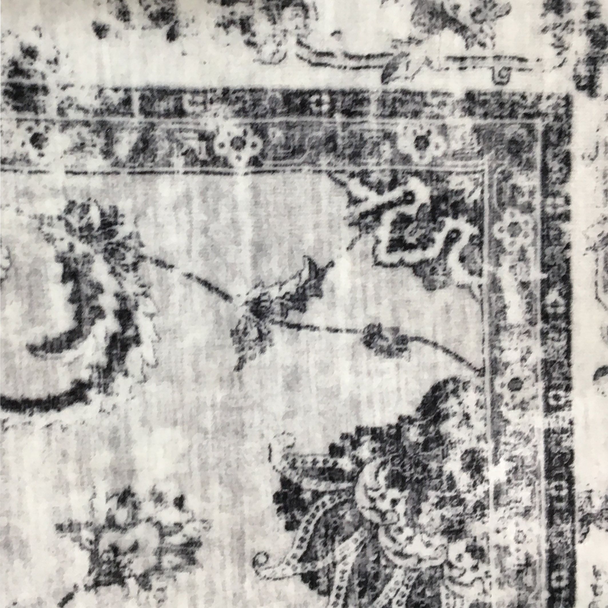 Silk Road Grey Sulus Medium Runner, (L)180cm x (W)60cm
