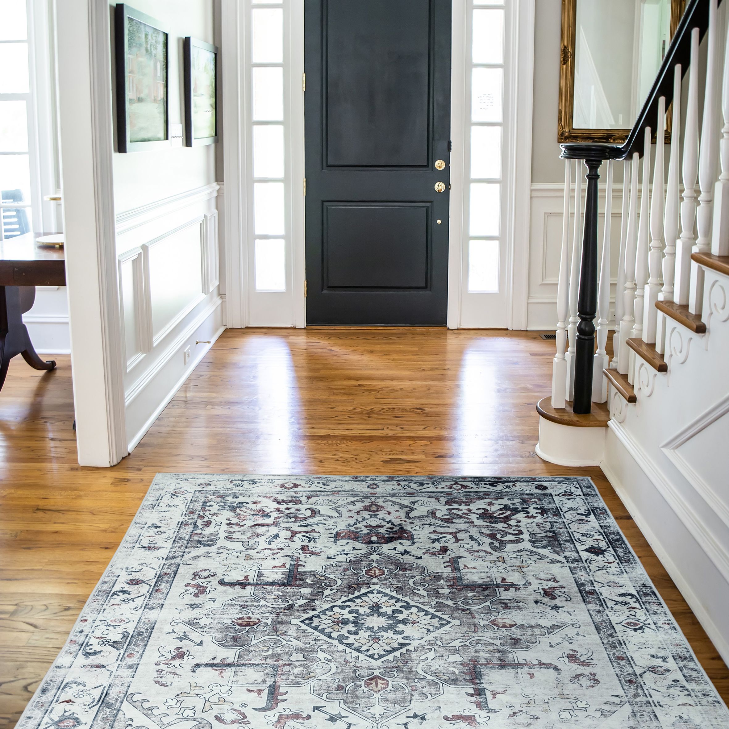 Silk Road Multi Bahala Medium Rug, (L)160cm x (W)120cm