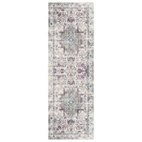 Silk Road Multi Bahala Medium Runner, (L)180cm x (W)60cm