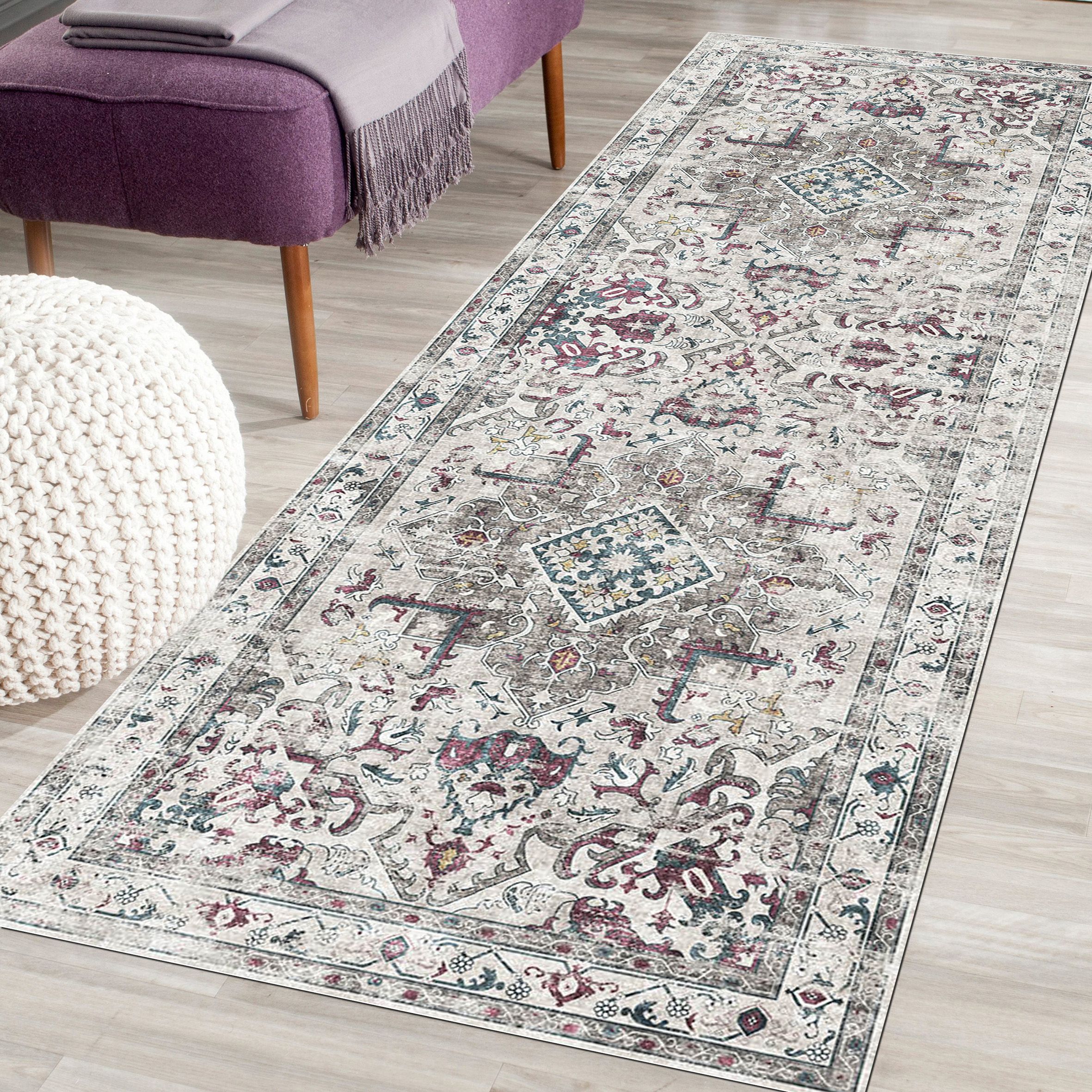 Silk Road Multi Bahala Medium Runner, (L)180cm x (W)60cm