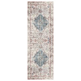 Silk Road Multi Buram Medium Runner, (L)180cm x (W)60cm