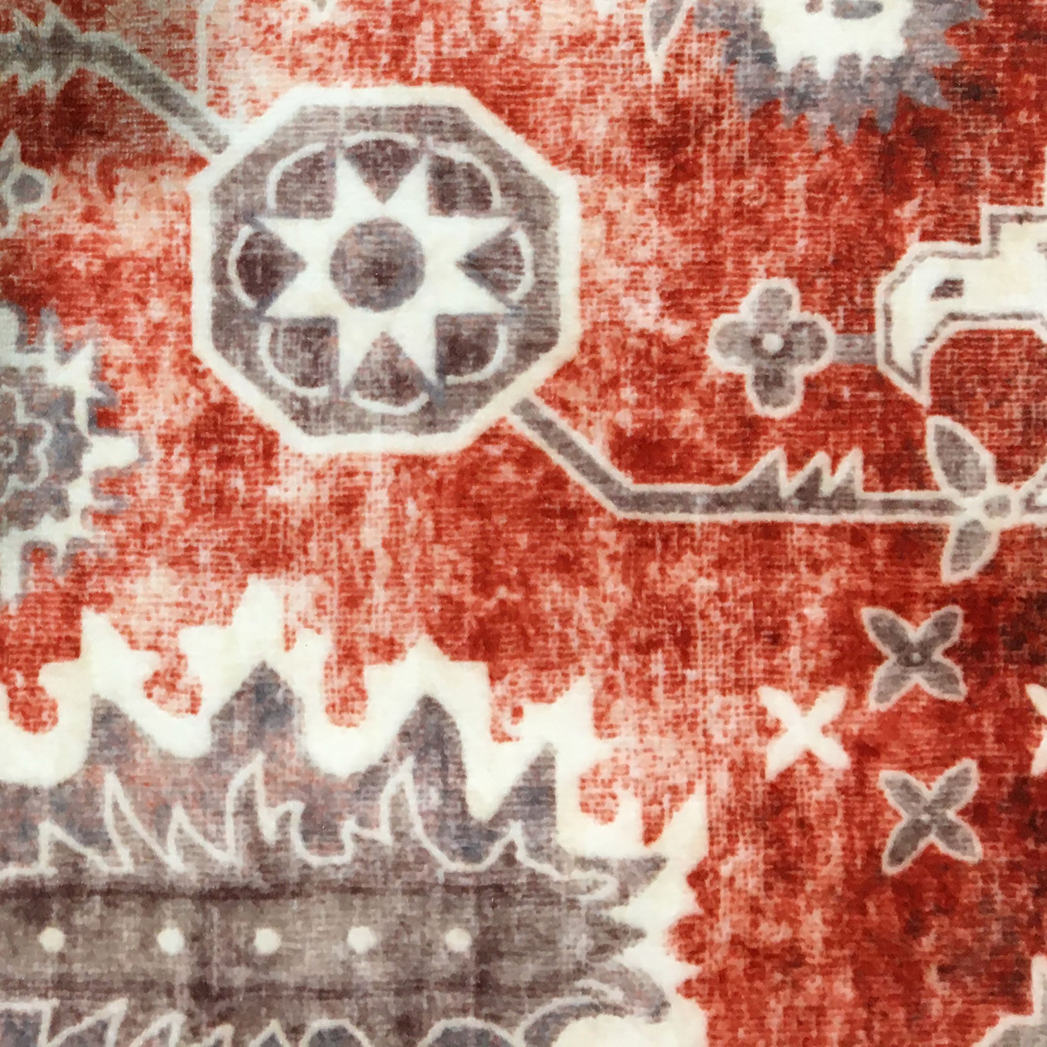 Silk Road Red Jasru Medium Rug, (L)160cm x (W)120cm