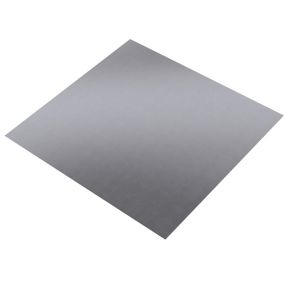 Silver effect Aluminium Flat Smooth Sheet, (H)500mm (W)250mm (T)1mm 260g