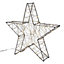 Silver effect Star LED Electrical christmas decoration