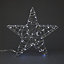 Silver effect Star LED Electrical christmas decoration