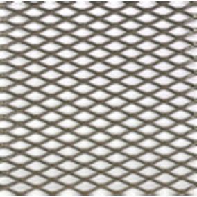 Silver effect Steel Perforated Sheet, (H)1000mm (W)500mm (T)0.5mm 580g