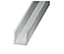 Silver effect U-shaped Aluminium Tile trim