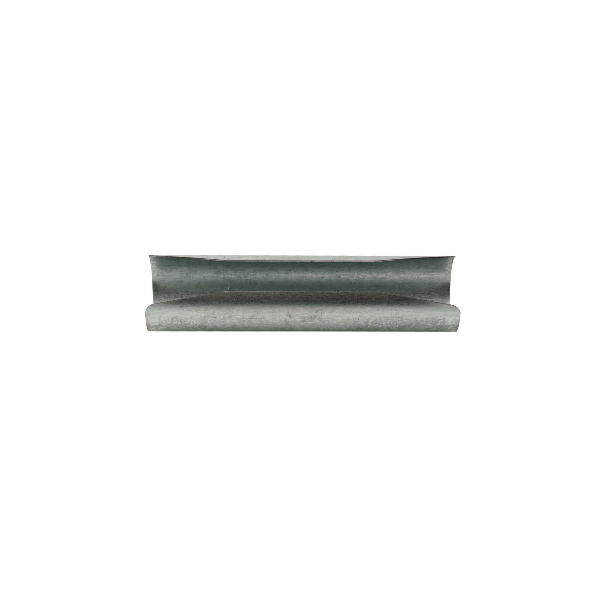 Silver Nickel effect Metal Clip Pole connector, (L)110mm (Dia)28mm