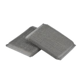 Silver Stainless steel Scourer, Pack of 2