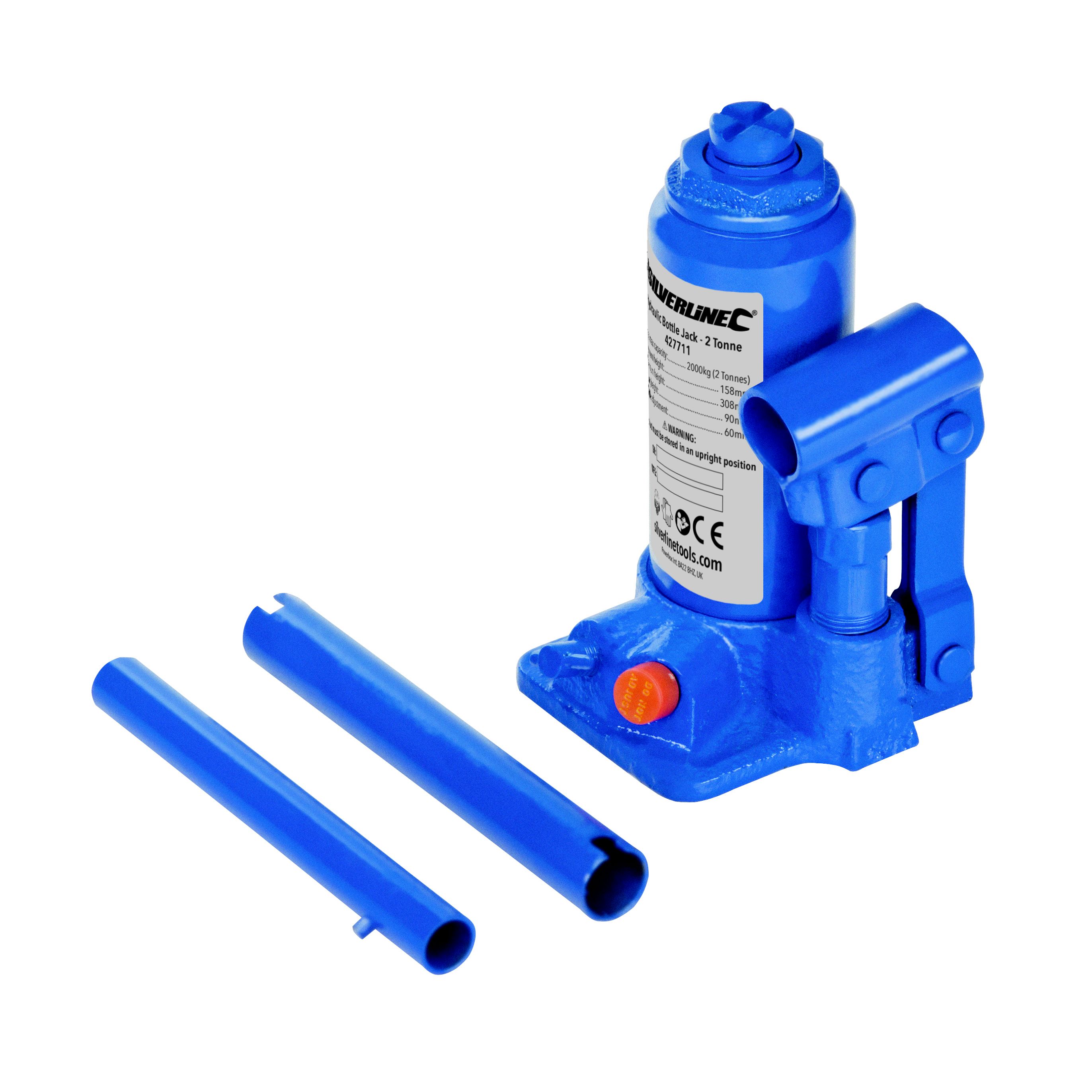 Silverline Hydraulic 2t Bottle Jack
