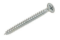 Silverscrew Double-countersunk Zinc-plated Carbon steel Screw (Dia)3.5mm (L)40mm, Pack