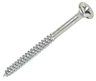 Silverscrew Double-countersunk Zinc-plated Carbon steel Screw (Dia)5mm (L)100mm, Pack